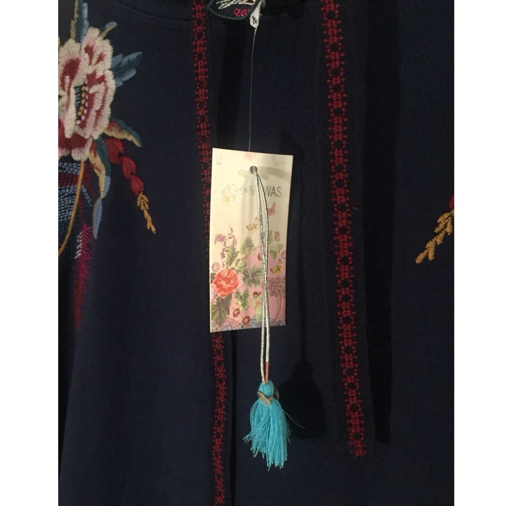 Sold Johnny Was Darielle Embroidered Hoodie - Picture 6 of 6